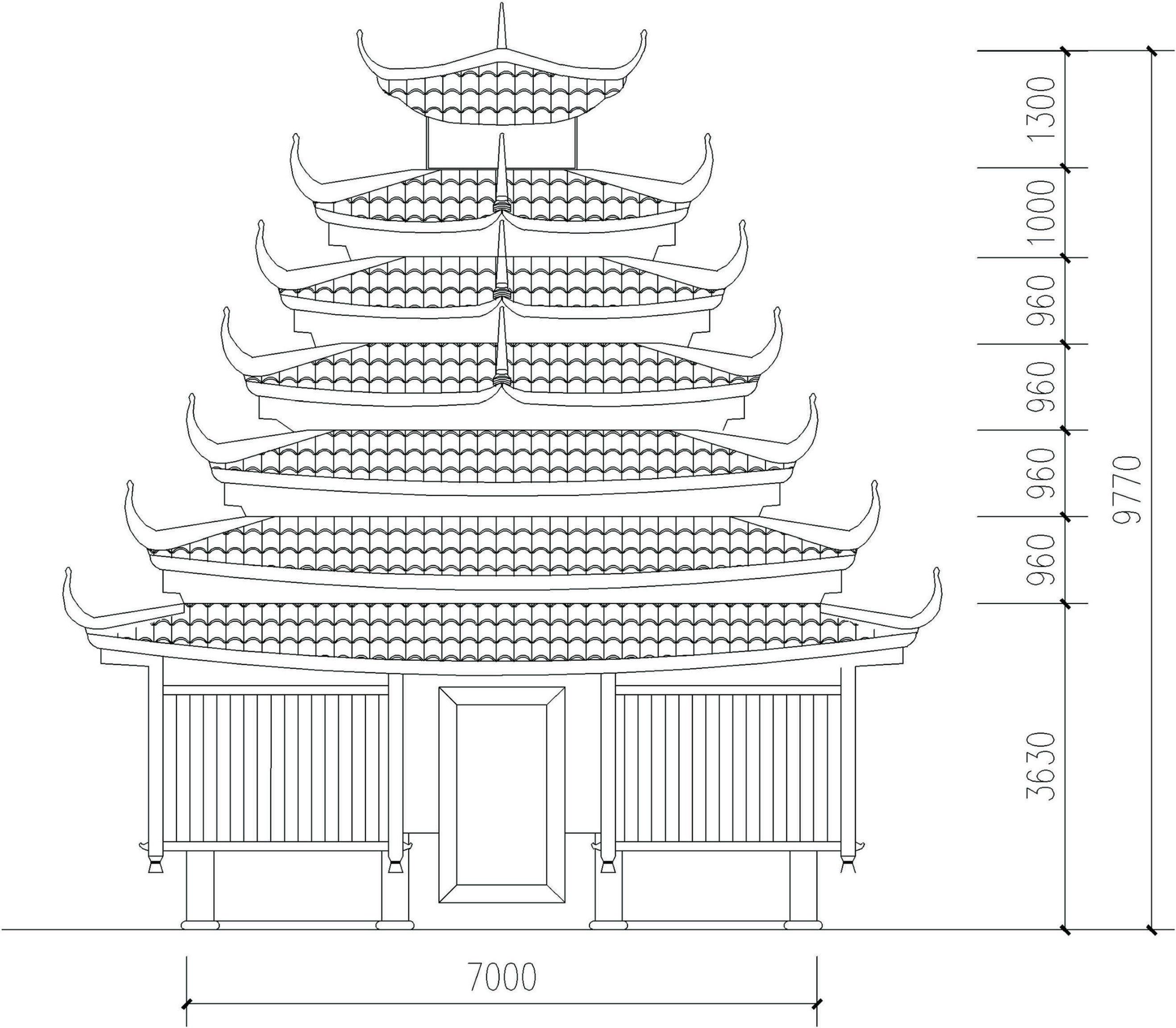 三江冠洞村鼓樓